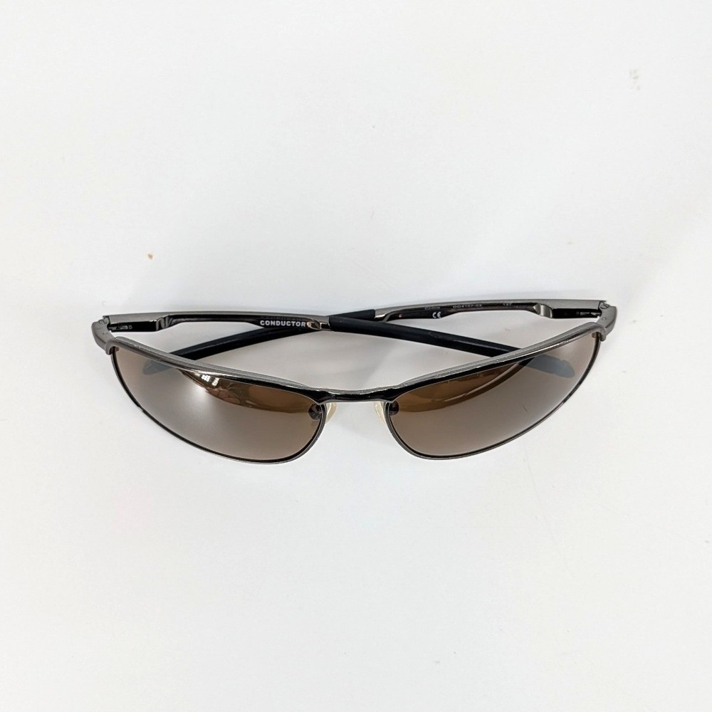 Oakley Conductor 8 Polarized Sunglasses Gunmetal Brown Lens OO4107-03 60-15-127 - Picture 4 of 7